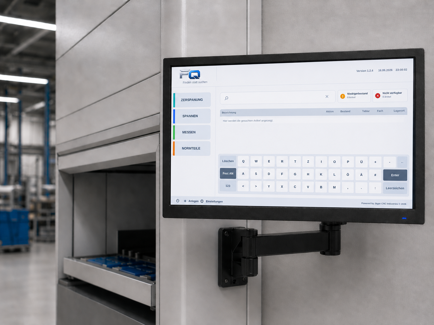FINWIQ Digitalisierung vorhandener Lagerplätze ohne neuen Schrank