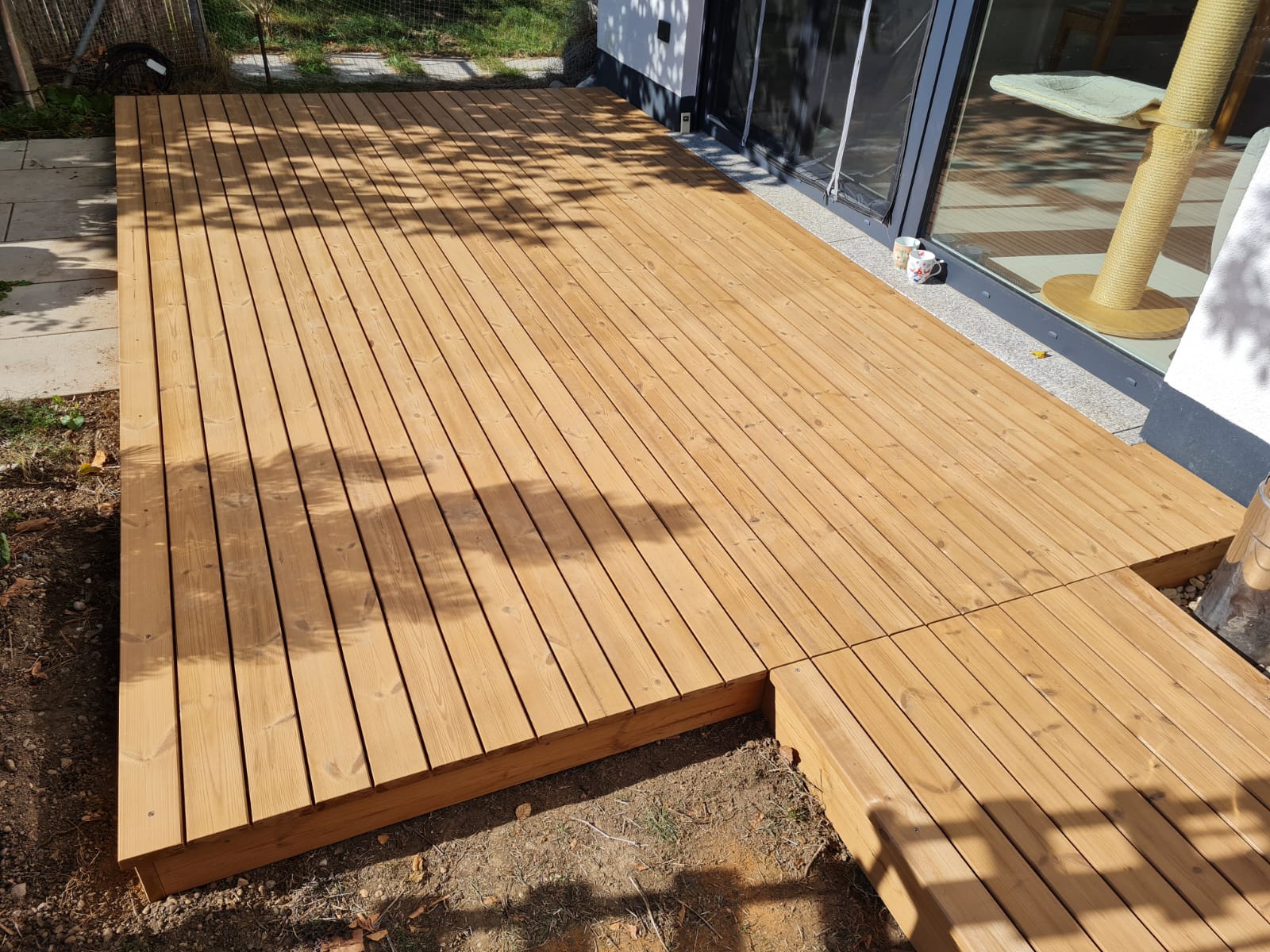 Thermokiefer Terrasse in Eching