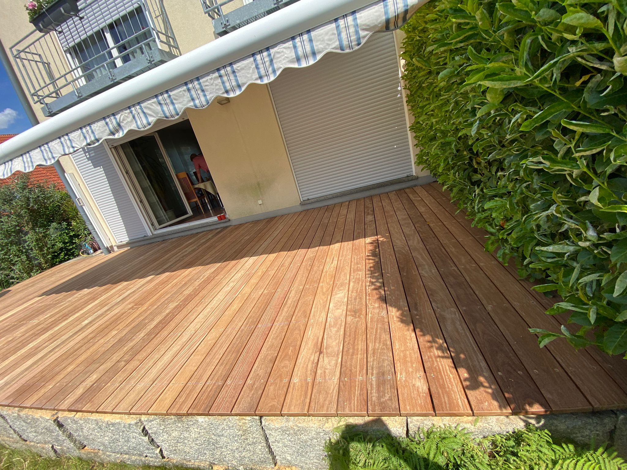 Cumaru Terrasse in Ettlingen