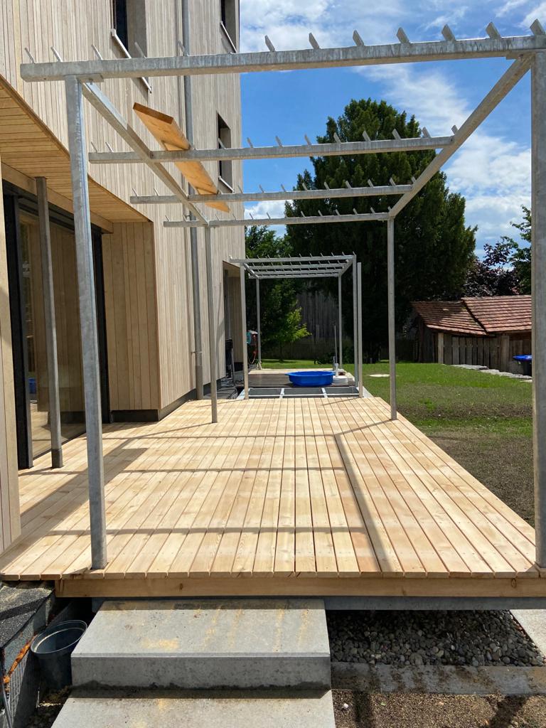 Sibirische Lärche Terrasse in Allensbach