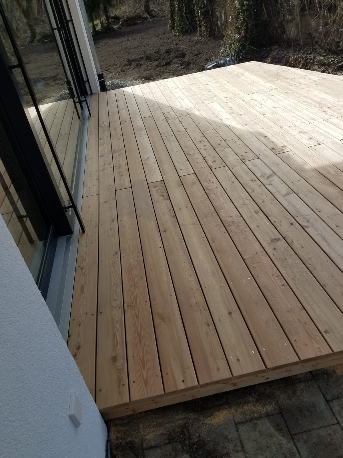 Sibirische Lärche Terrasse in Hohentengen