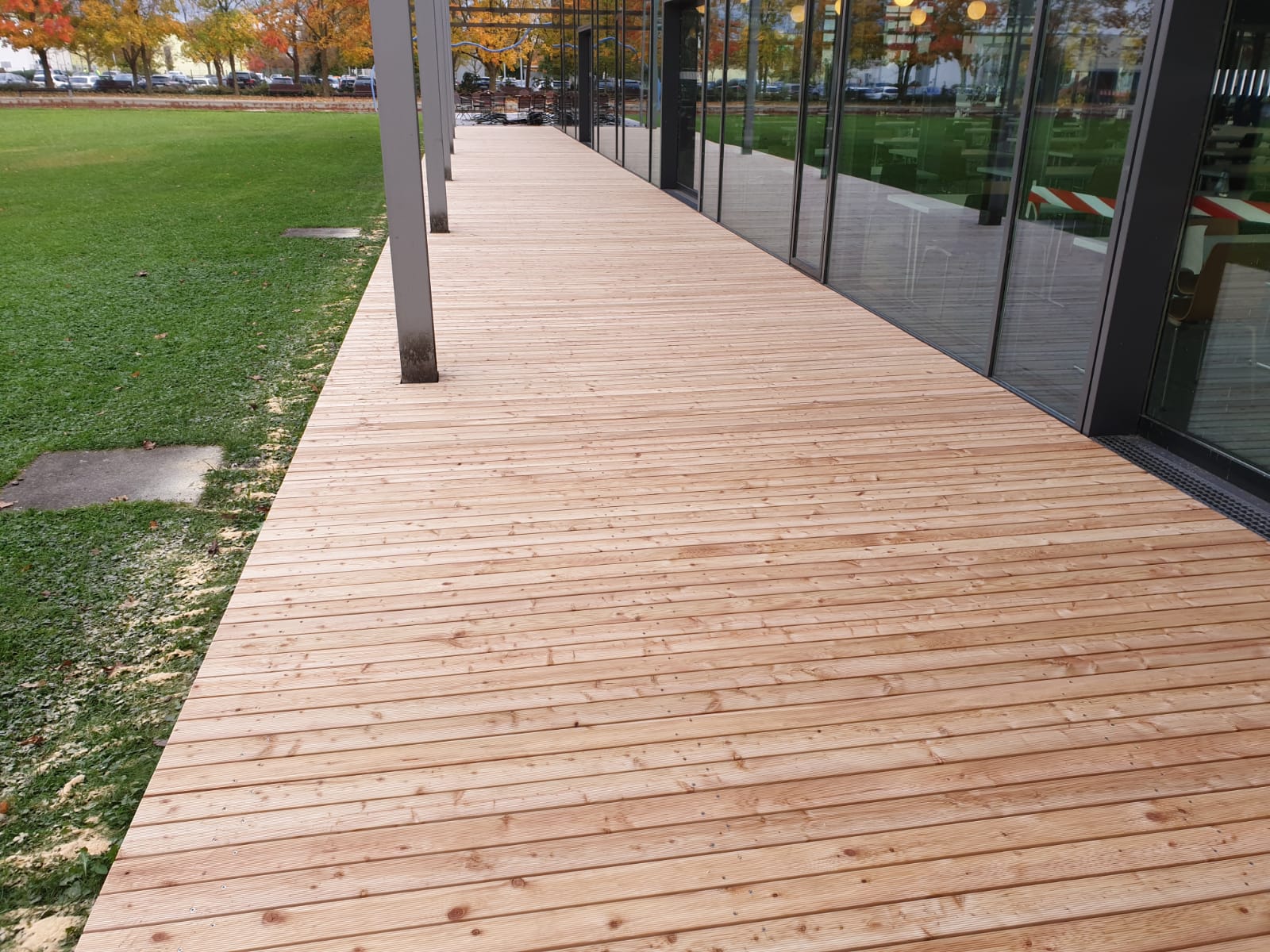 Sibirische Lärche Terrasse in Neu-Ulm