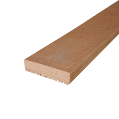 Bildknopf: Bangkirai KD Terrassendiele Profilmaß: 35x145 mm glatt/grob