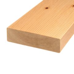 Bildknopf: Douglasie Terrassendiele Profilmaß:  45x140 mm Kombiprofil glatt/fein