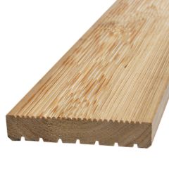 Bildknopf: Douglasie Terrassendiele Profilmaß:  26x140 mm Kombiprofil grob/fein