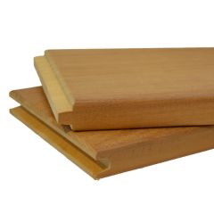 Bildknopf: Guariuba KD Terrassenparkett Profilmaß: 21x145 mm glatt/glatt