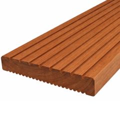 Bildknopf: Kapur KD Terrassendiele Profilmaß:  25x145 mm Kombiprofil grob/fein