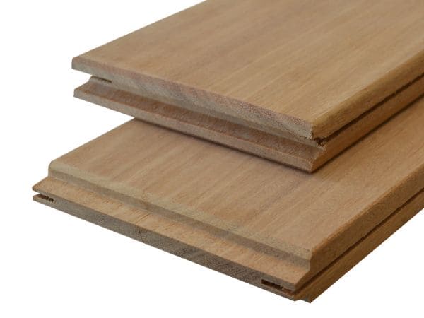 Artikel: Bangkirai KD Terrassenparkett Profilmaß: 25x145 mm glatt/glatt