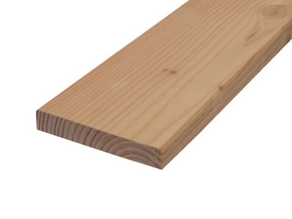 Artikel: kanadische Douglasie Terrassendiele Profilmaß: 26x142mm beidseitig glatt