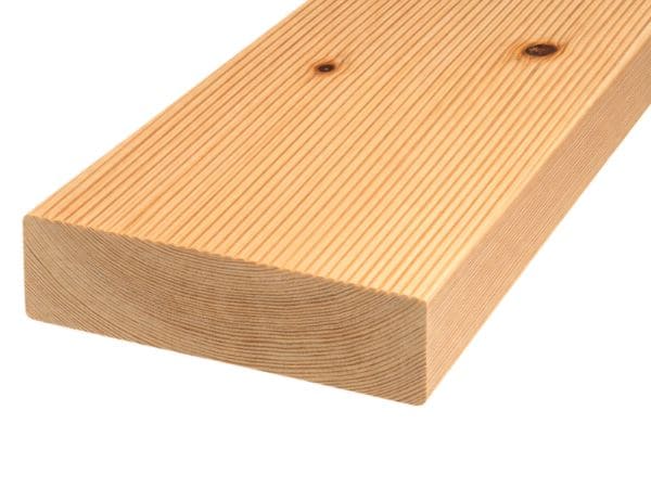 Artikel: kanadische Douglasie Terrassendiele Profilmaß: 26x142mm beidseitig glatt