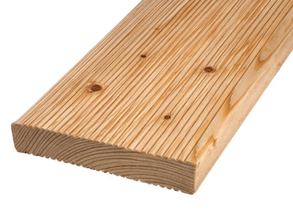 Artikel: Sibirische Lärche Terrassendiele Profilmaß: 27x142 mm Kombiprofil grob/fein