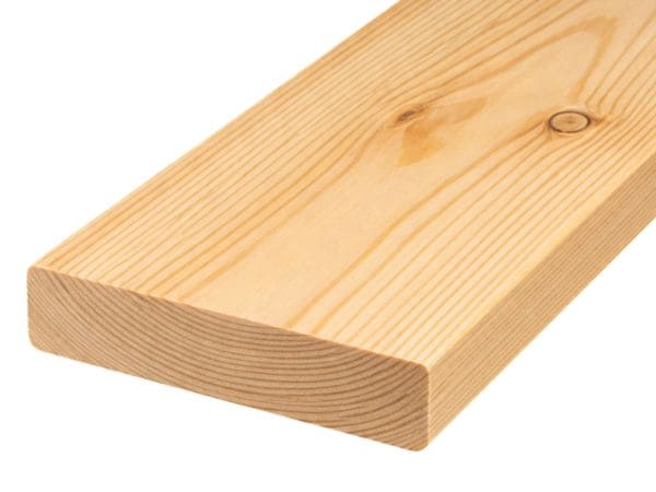 Artikel: Sibirische Lärche Terrassendiele Profilmaß: 27x142 mm Kombiprofil grob/fein