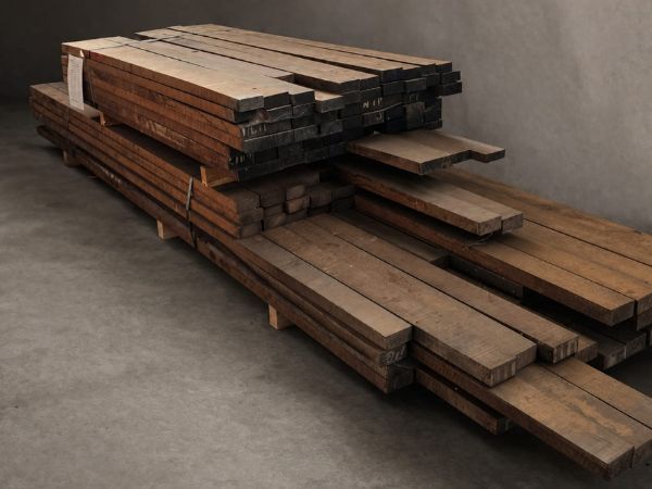 Artikel: Massaranduba KD Profilmaß: 43x95 mm sägerauh