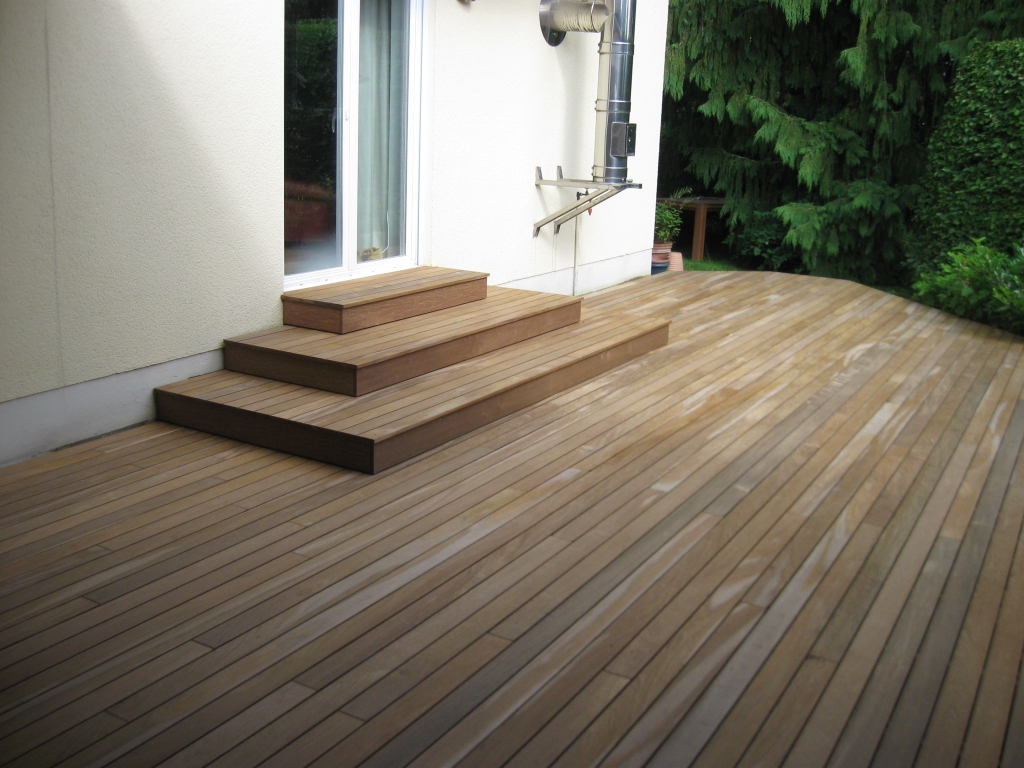 Ipé Terrassendielen für den Garten