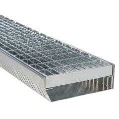 Bildknopf: Fassadenrinne feuerverzinkt 1000x150x21,5 mm