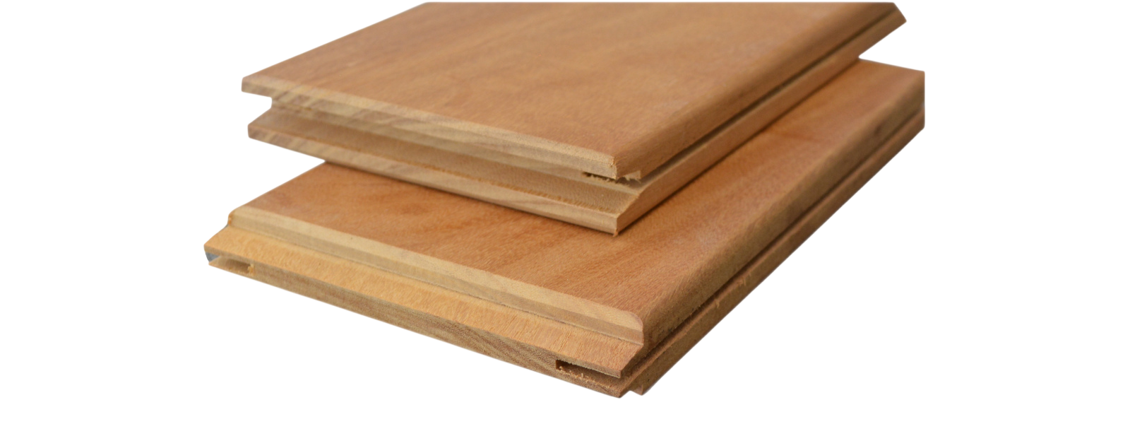 Garapa Dielen mit seitlicher Nut und Keilnut