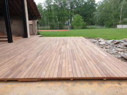 Fertige Terrasse