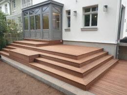 Fertige Terrasse