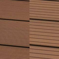 Bildknopf: WPC Deck VIVA Massiv Gerillt/Genutet, Hellbraun Profilmaß: 22x143 mm