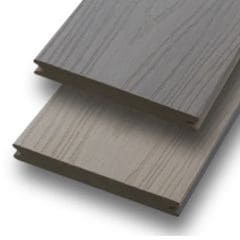 Bildknopf: WPC Deck VIVA ummantelt Zement/Eisengrau Profilmaß: 20x143 mm