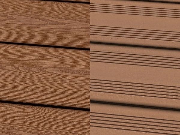 Artikel: WPC Deck VIVA ummantelt Zement/Eisengrau Profilmaß: 20x143 mm