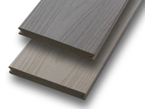 Artikel: WPC Deck VIVA ummantelt Zement/Eisengrau Profilmaß: 20x143 mm