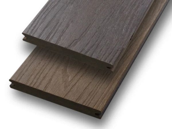 Artikel: WPC Deck VIVA ummantelt Zement/Eisengrau Profilmaß: 20x143 mm