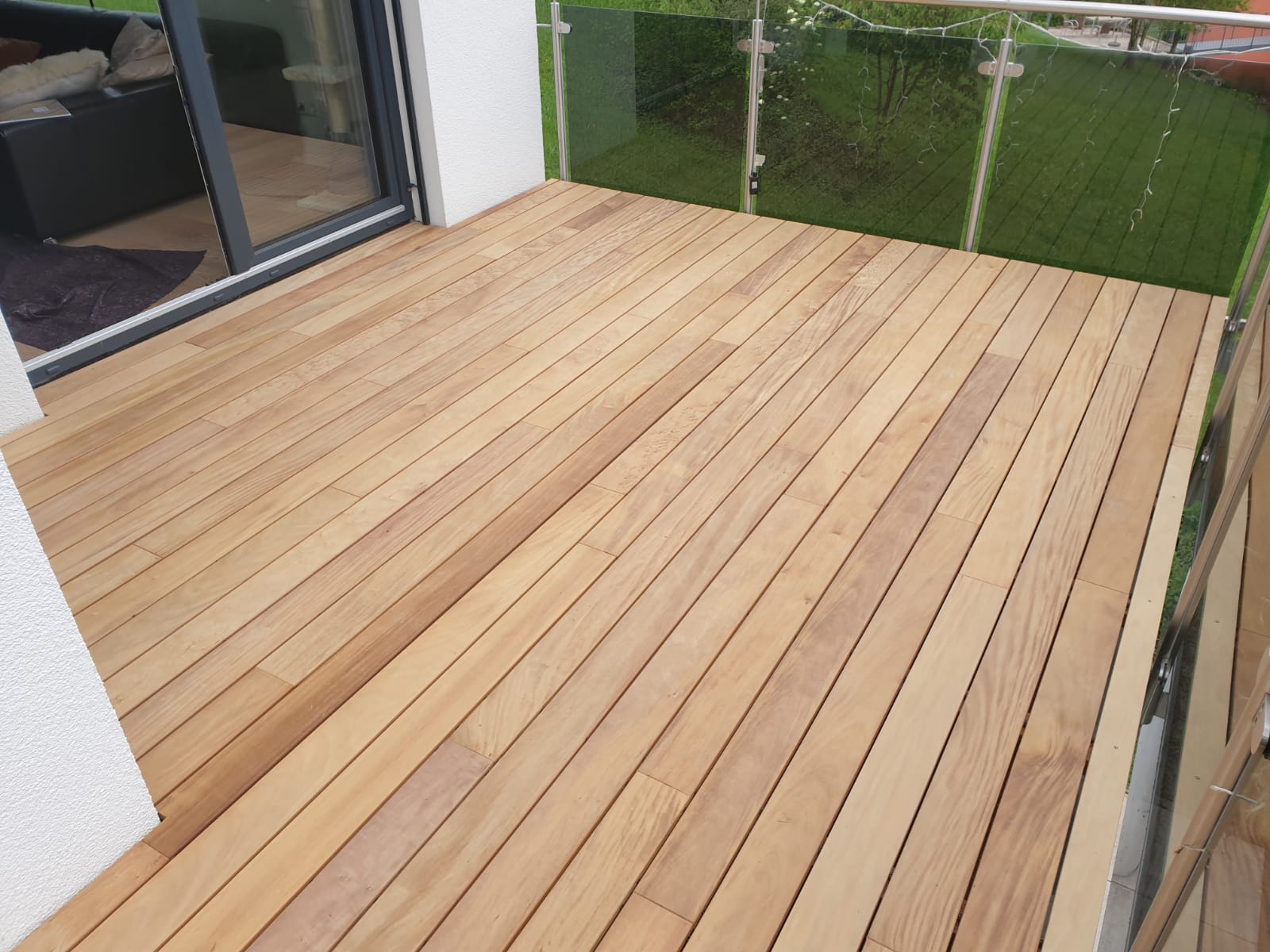 Garapa Terrassenparkett in Lorch