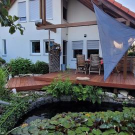 Jatoba Terrasse in Zwiefalten