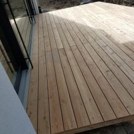 Sibirische Lärche Terrasse in Hohentengen