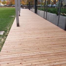 Sibirische Lärche Terrasse in Neu-Ulm