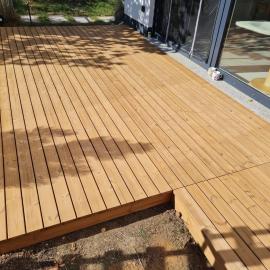 Thermokiefer Terrasse in Eching
